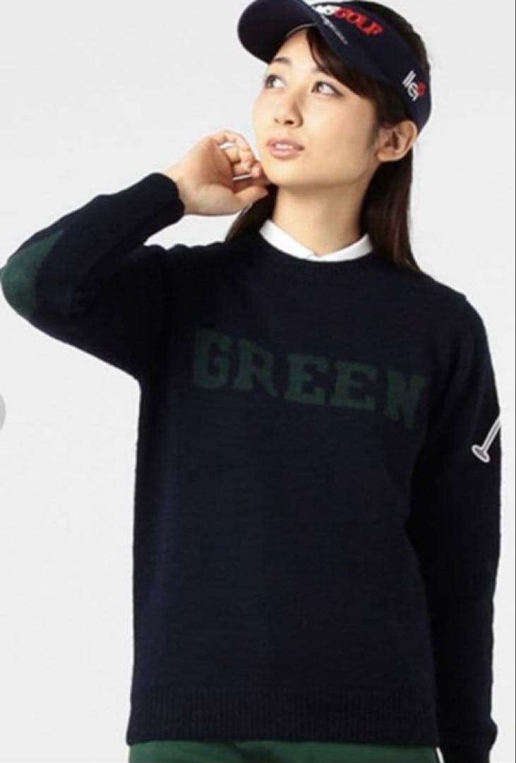 BEAMS GOLF ビームスゴルフ レディース セーター ウール100% L