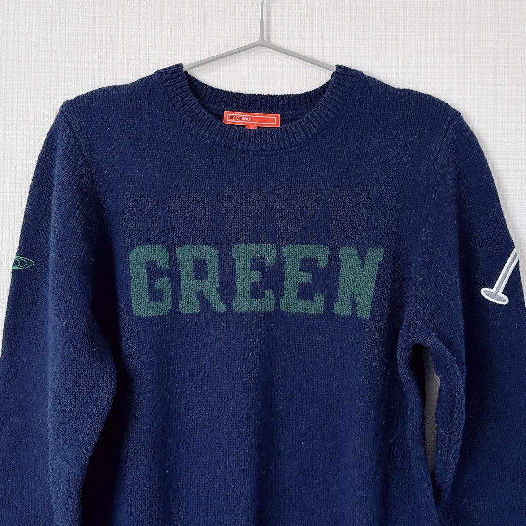 BEAMS GOLF ビームスゴルフ レディース セーター ウール100% L