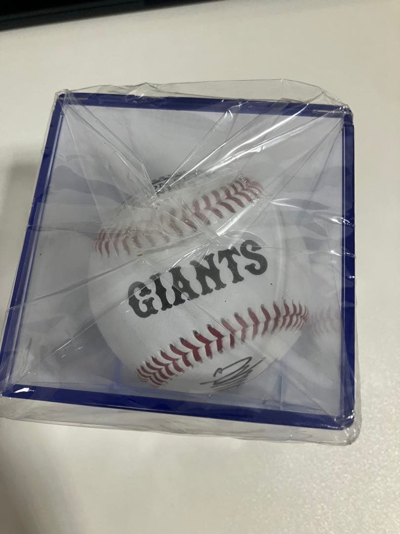 GIANTS サイン入り野球ボール 亀井善行 9番