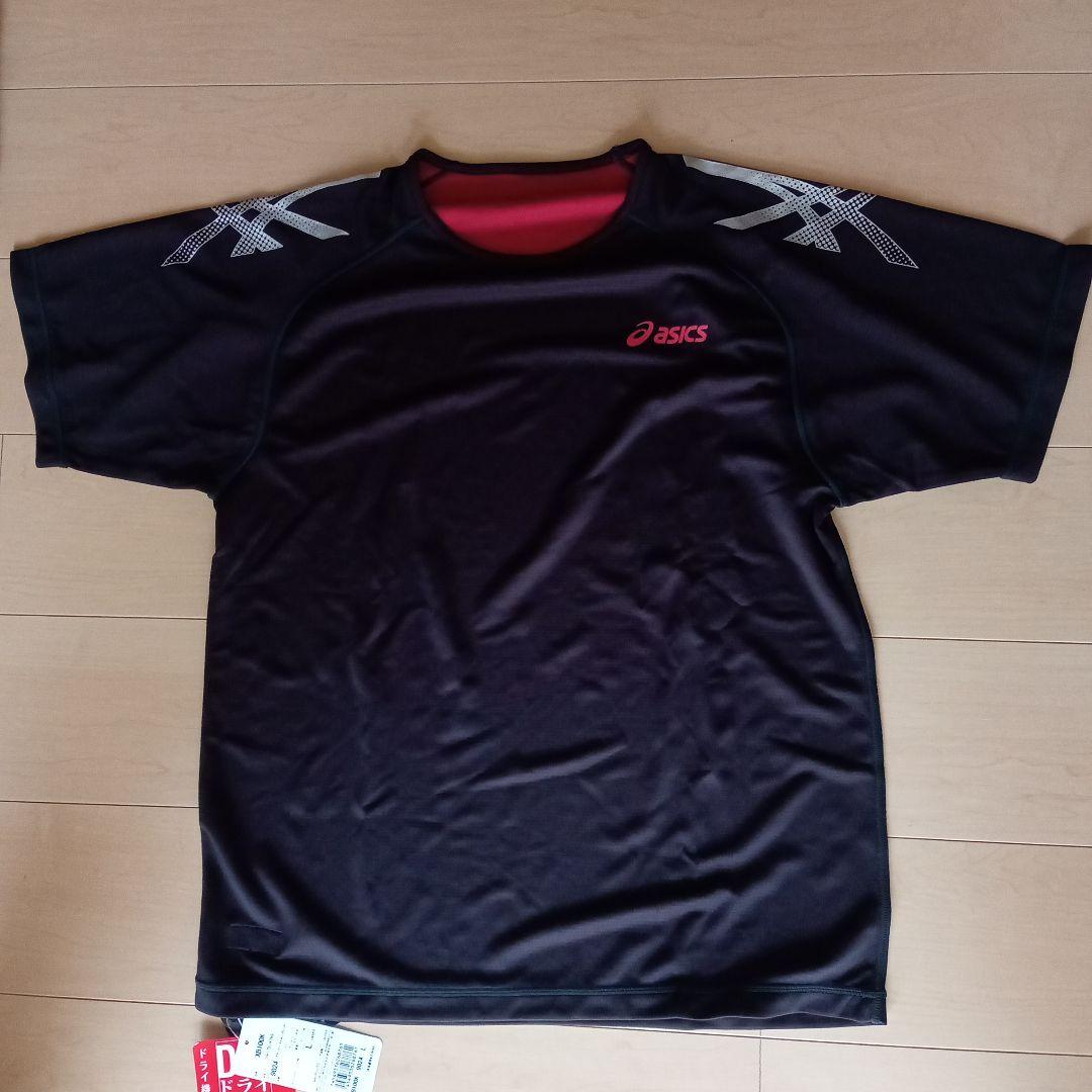 asics リバーシブルウェアセット Tシャツ ショーツ３枚　サイズL 未使用品
