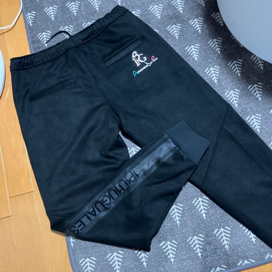 【1piu1uguale3】ACTIVE SUEDE RIB イージーパンツ