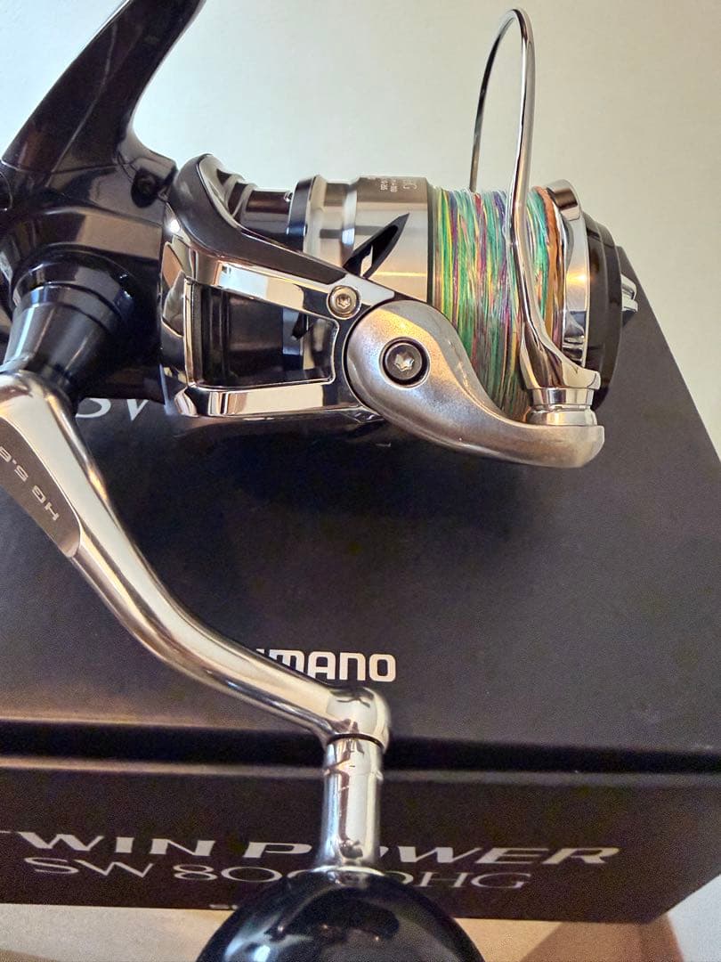 【極美品】SHIMANO 21TWIN POWER SW8000HG スプール付