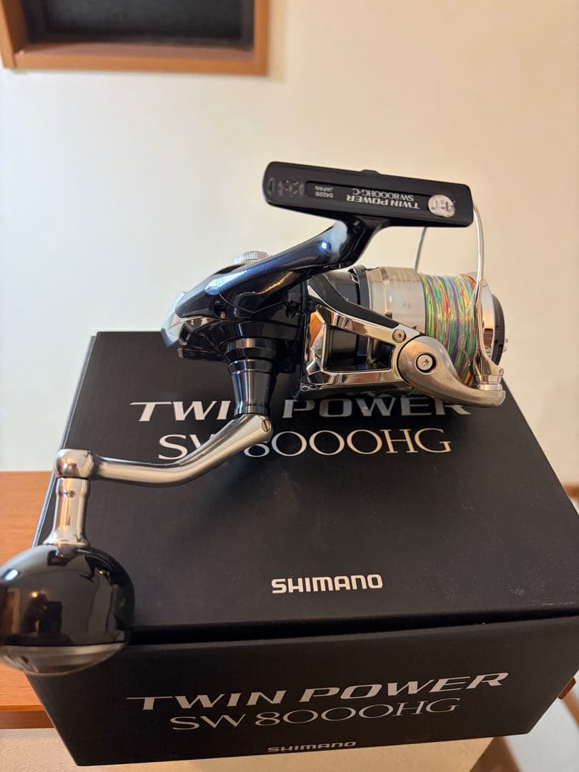 【極美品】SHIMANO 21TWIN POWER SW8000HG スプール付