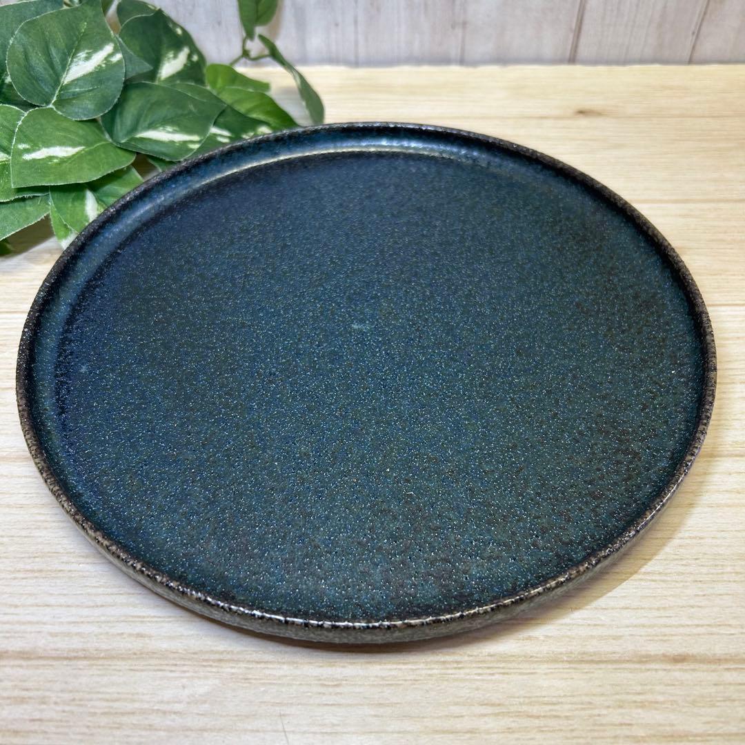 藍潤7.5丸浅口切立皿(4枚)