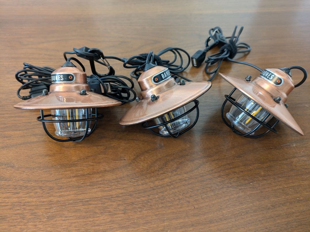 ベアボーンズ ストリングライト ３連 LED ランタン