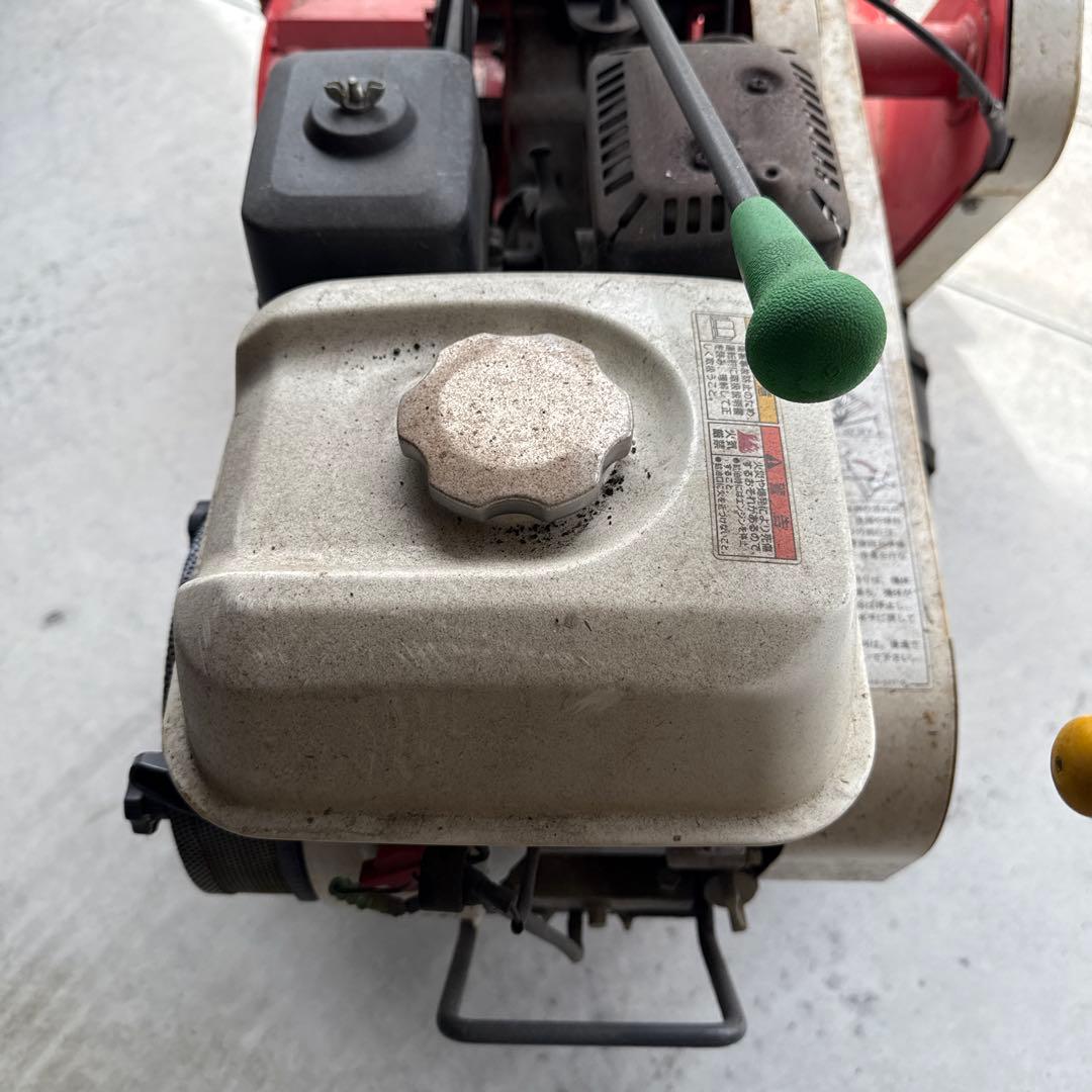 エンジン稼働確認。アテックスatex 　自走草刈機　 刈馬王　ハンマーナイフ