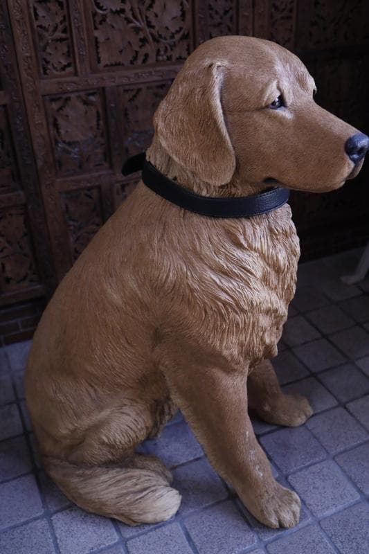 \"飼い主さん\"募集中【犬】ゴールデンレトリバー置物】大型犬