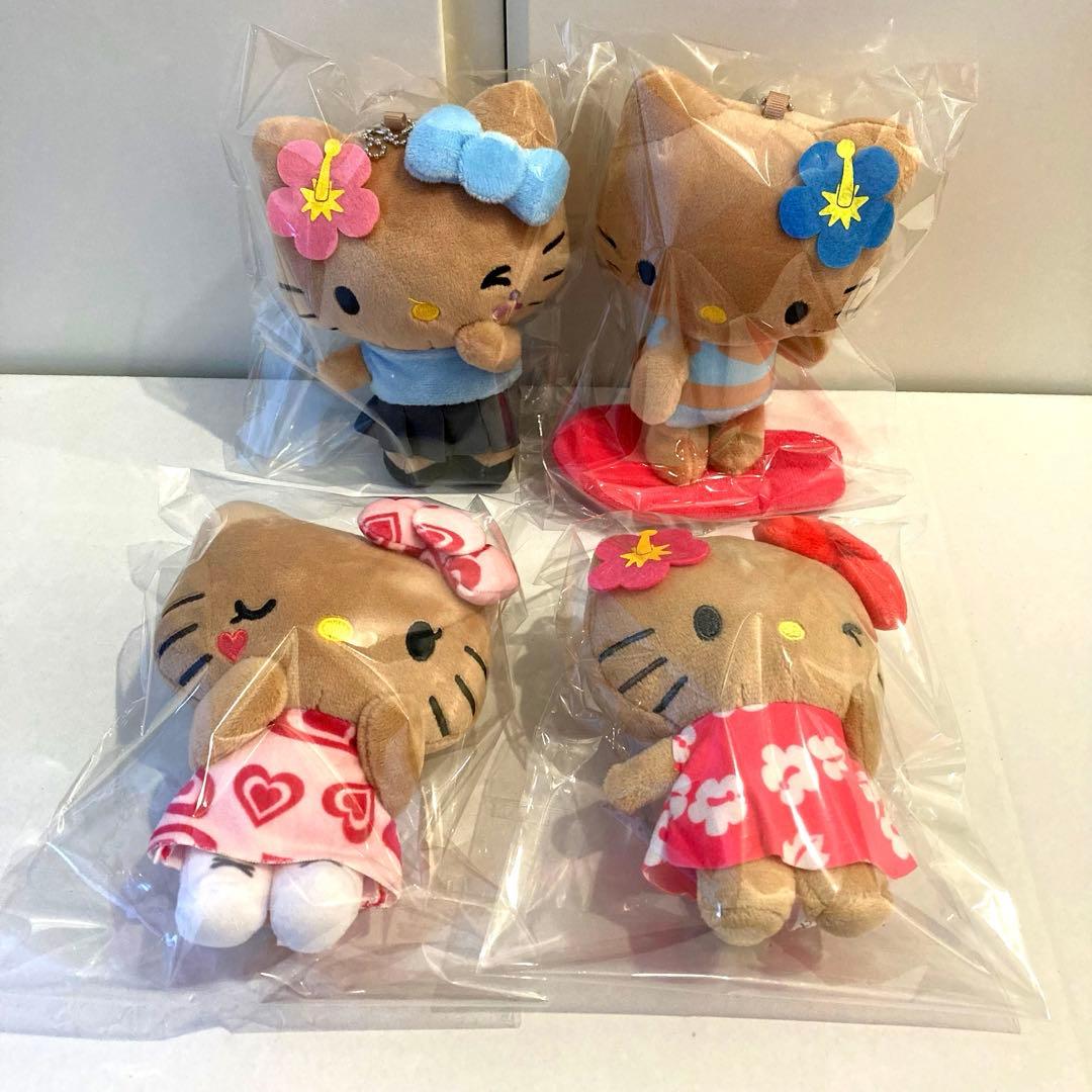 アベイル キティ マスコット キーホルダー ぬいぐるみ 日焼け セット ギャル