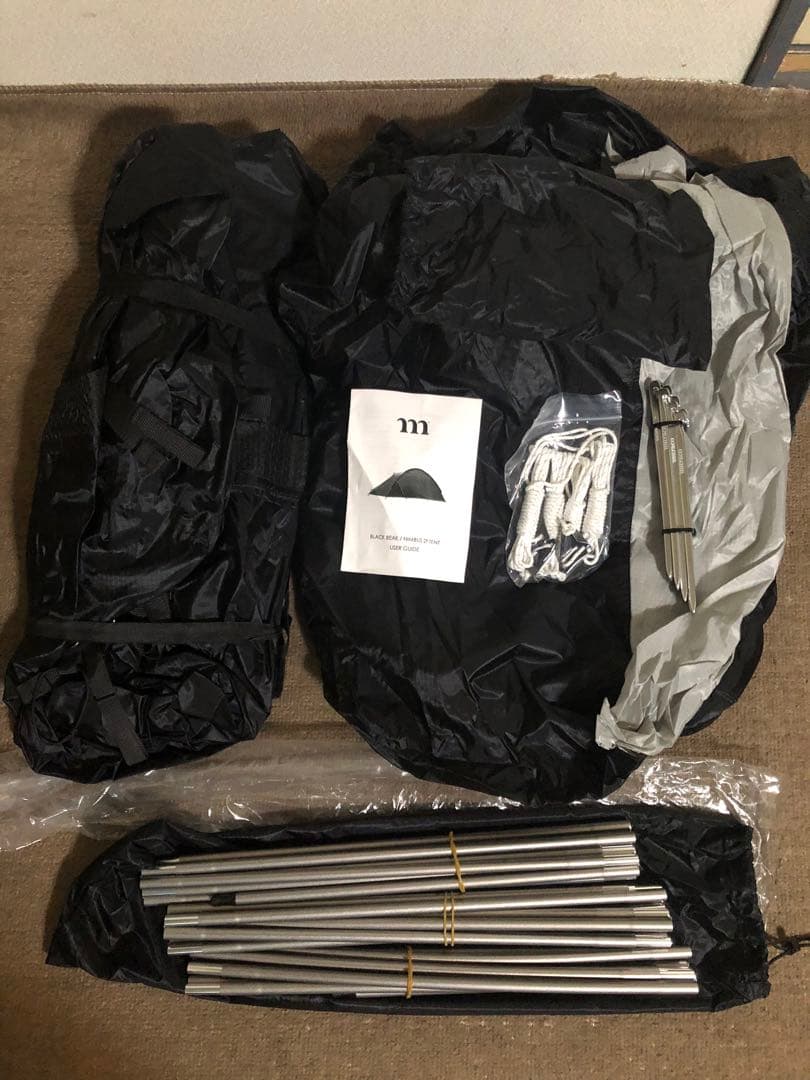 ロ*イ様 muraco BLACK BEAK 2P テント(使用回数1回)