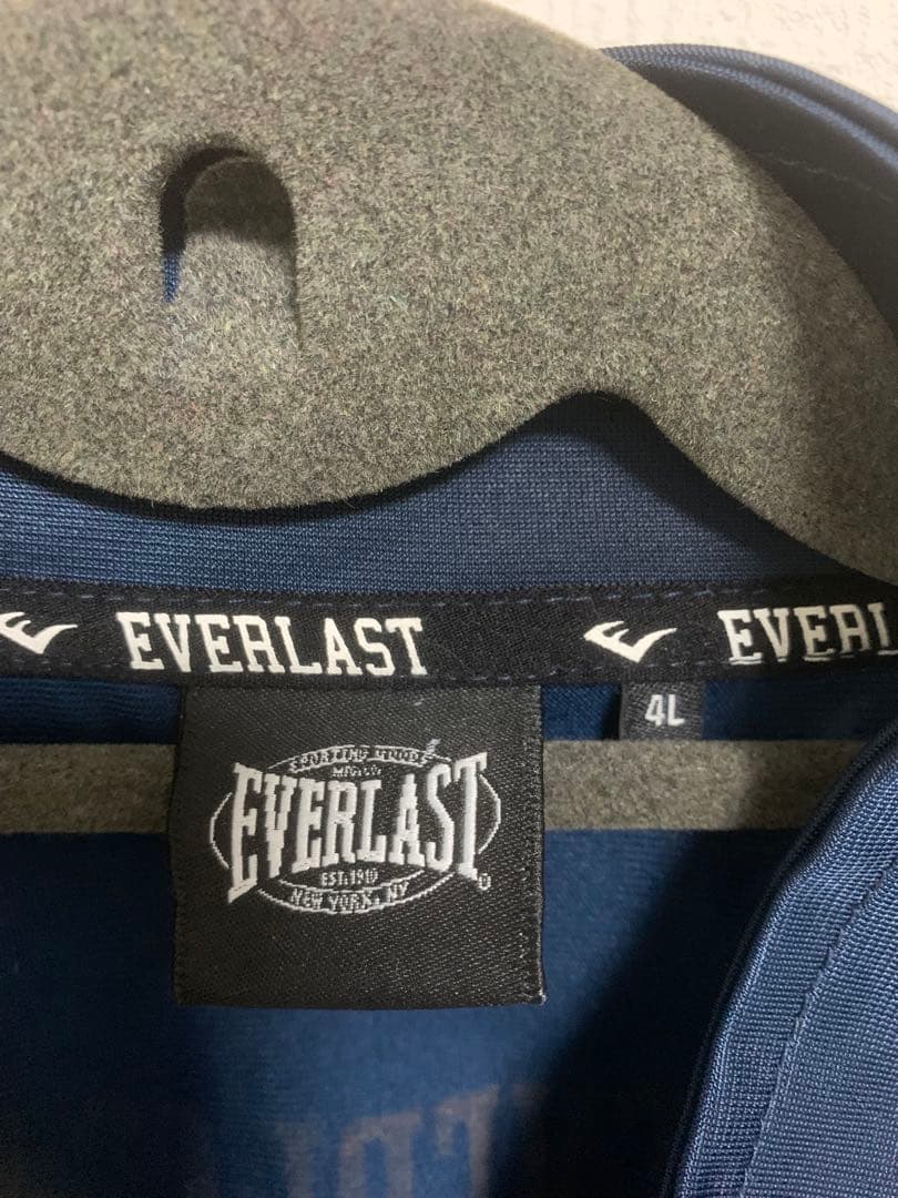 EVERLAST×新日本プロレス ジャージ上下 ネイビー4L