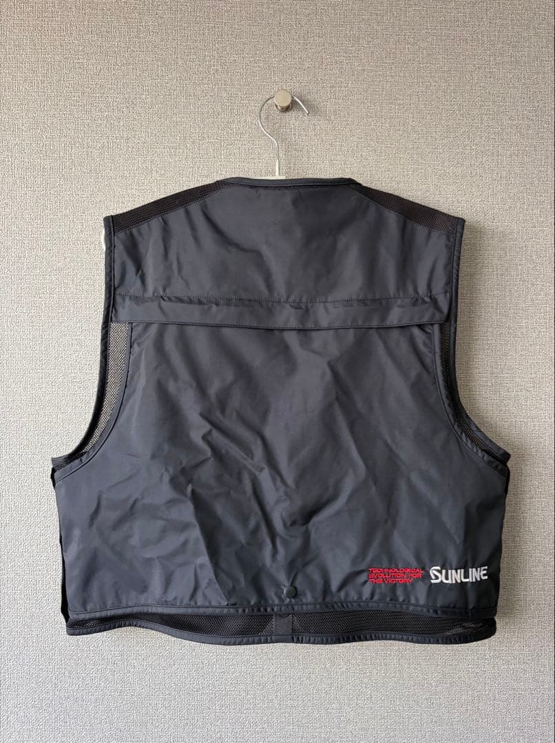 SUNLINE フィッシングベスト ブラック