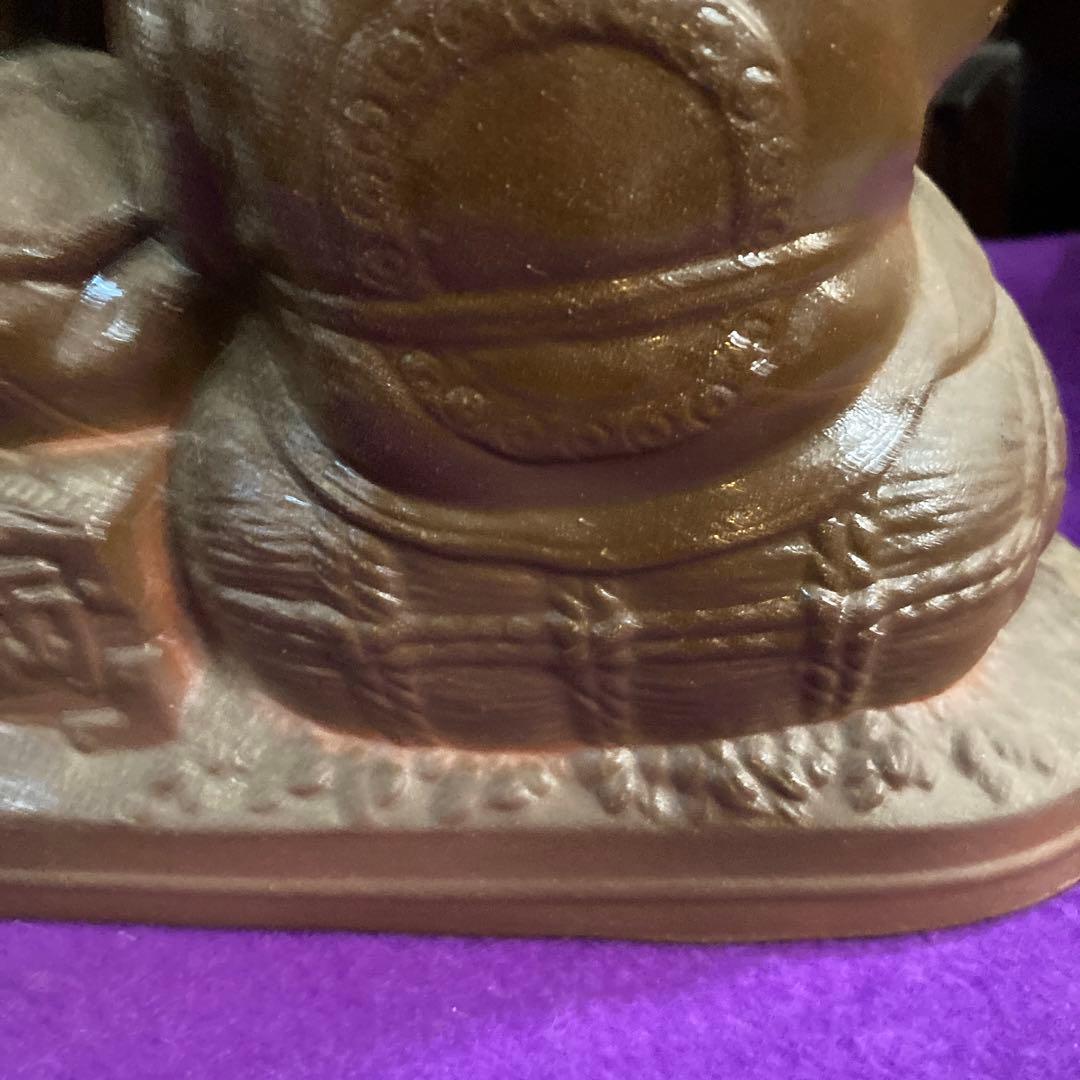 備前焼縁起物干支兎大黒様置物です❣️