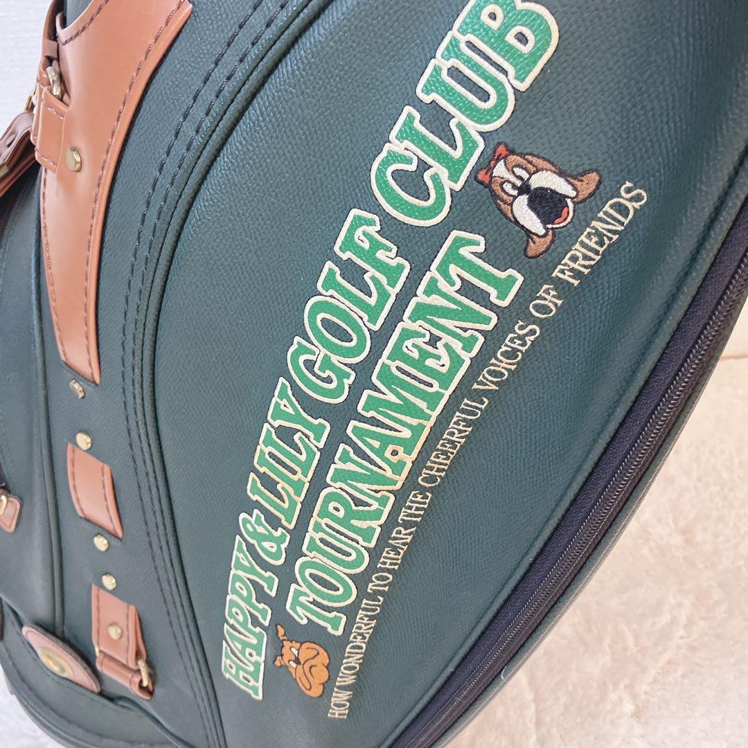 HAPPY&LILY GOLFCLUB 本革 キャディバッグ カート型 レトロ