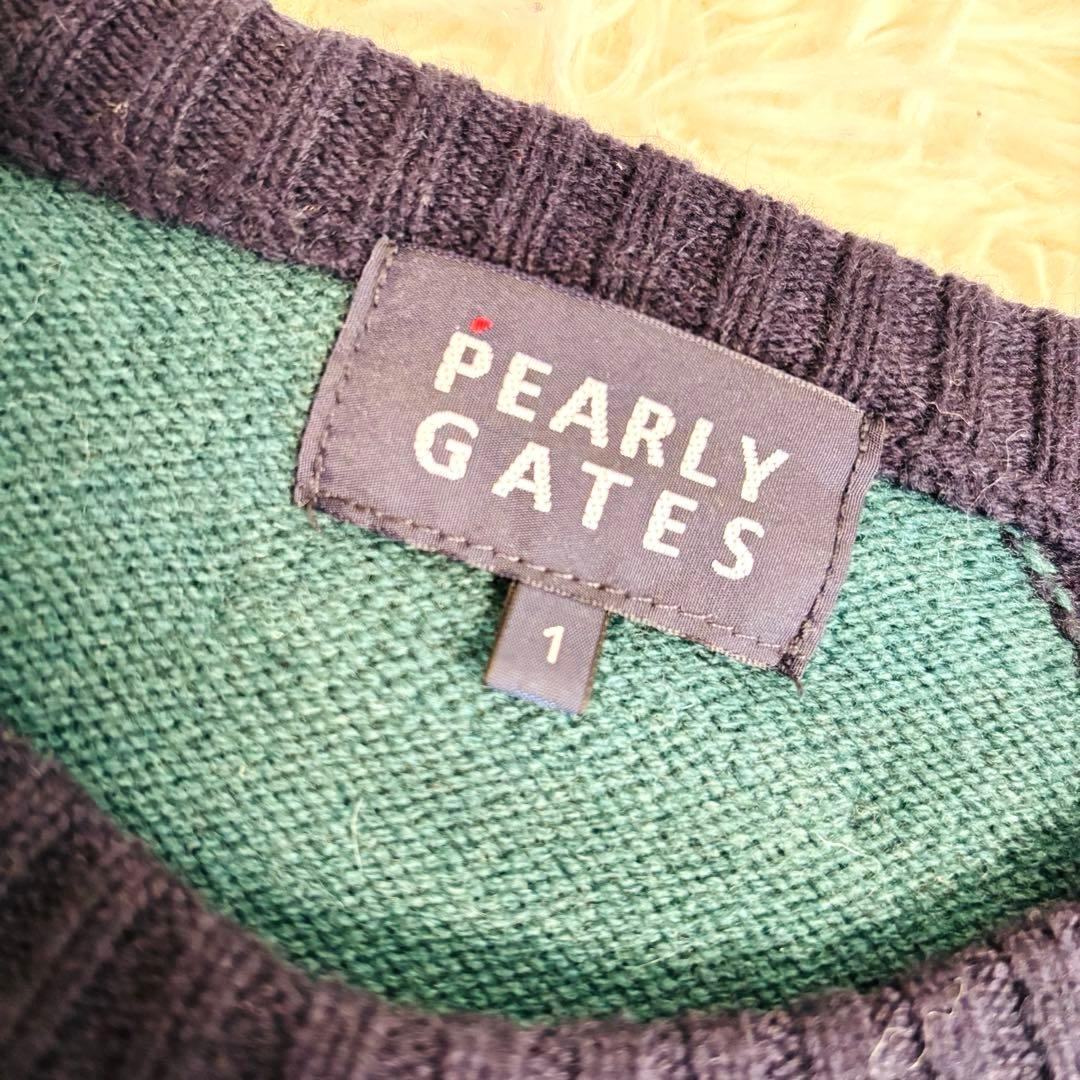 PEARLY GATES パーリーゲイツ　クマセーター ゴルフニット