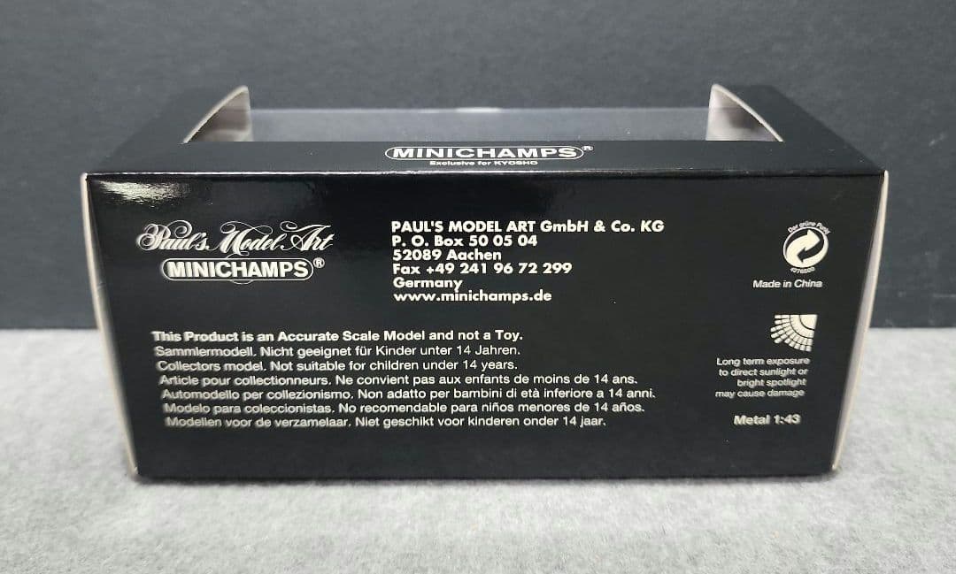 京商・ミニチャンプス 1/43スケール ランボルギーニカウンタックLP400