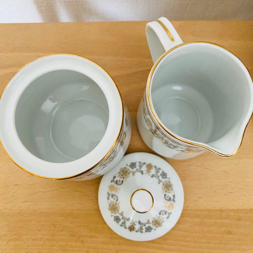 ⚫︎ノリタケ　レトロなティーセット　3Ｐ　　　　　　　リ上