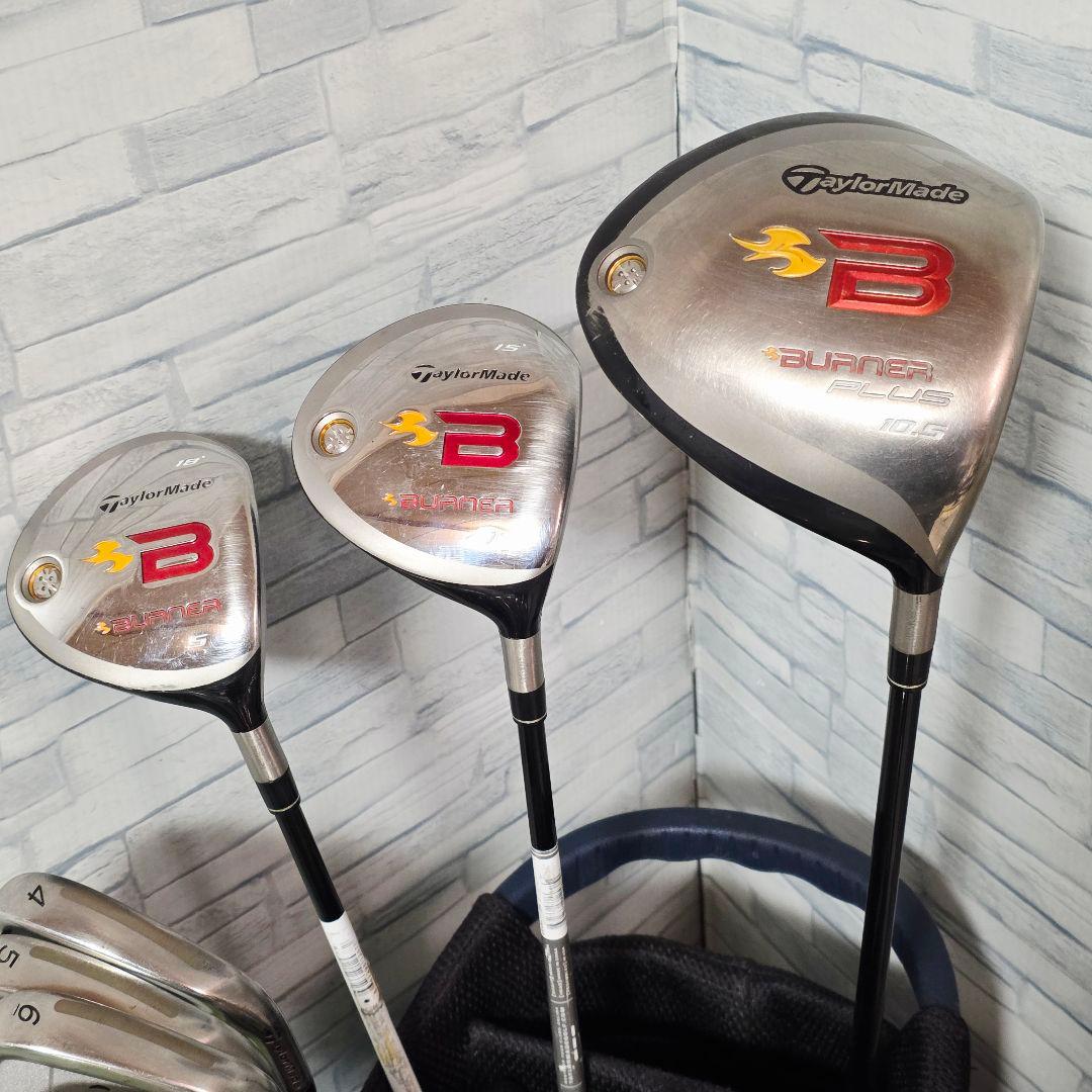テーラーメイド バーナー フルセット メンズゴルフクラブ 初心者 入門 R 右