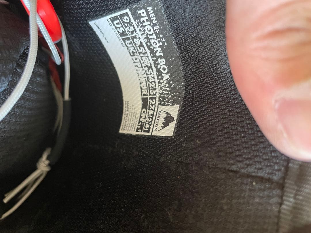 BURTON PHOTON スノーボードブーツ 27.5中古　室内保管