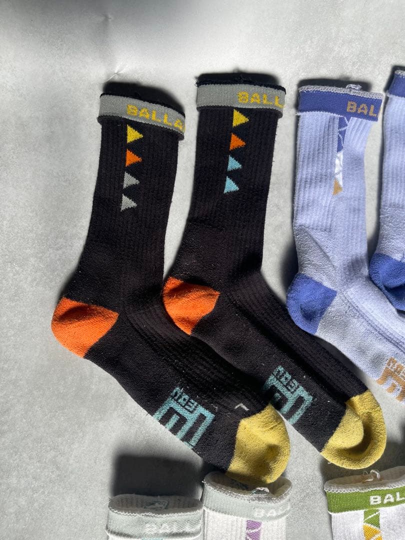 値下げ　BALLAHOLIC ソックス まとめ売り 6足 バスケ 靴下 セット