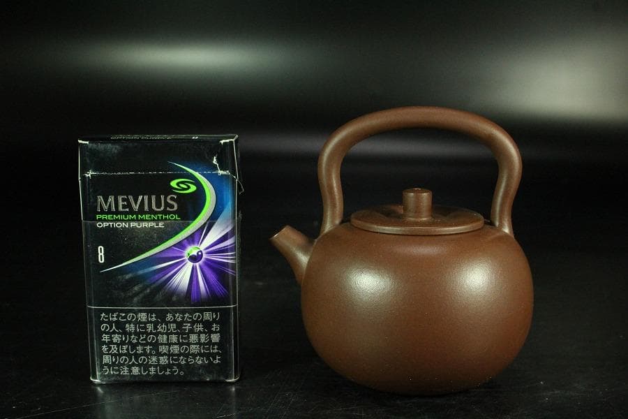 中国美術 煎茶 紫泥 茶器 急須 在印(K-YC690)