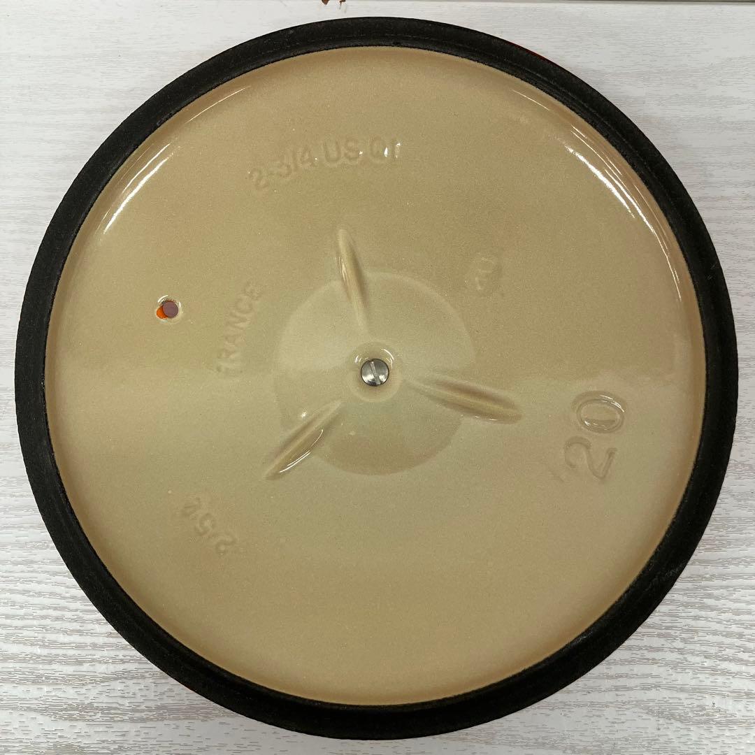 LE CREUSET オレンジ 片手鍋　ソースパン　箱付き　20cm