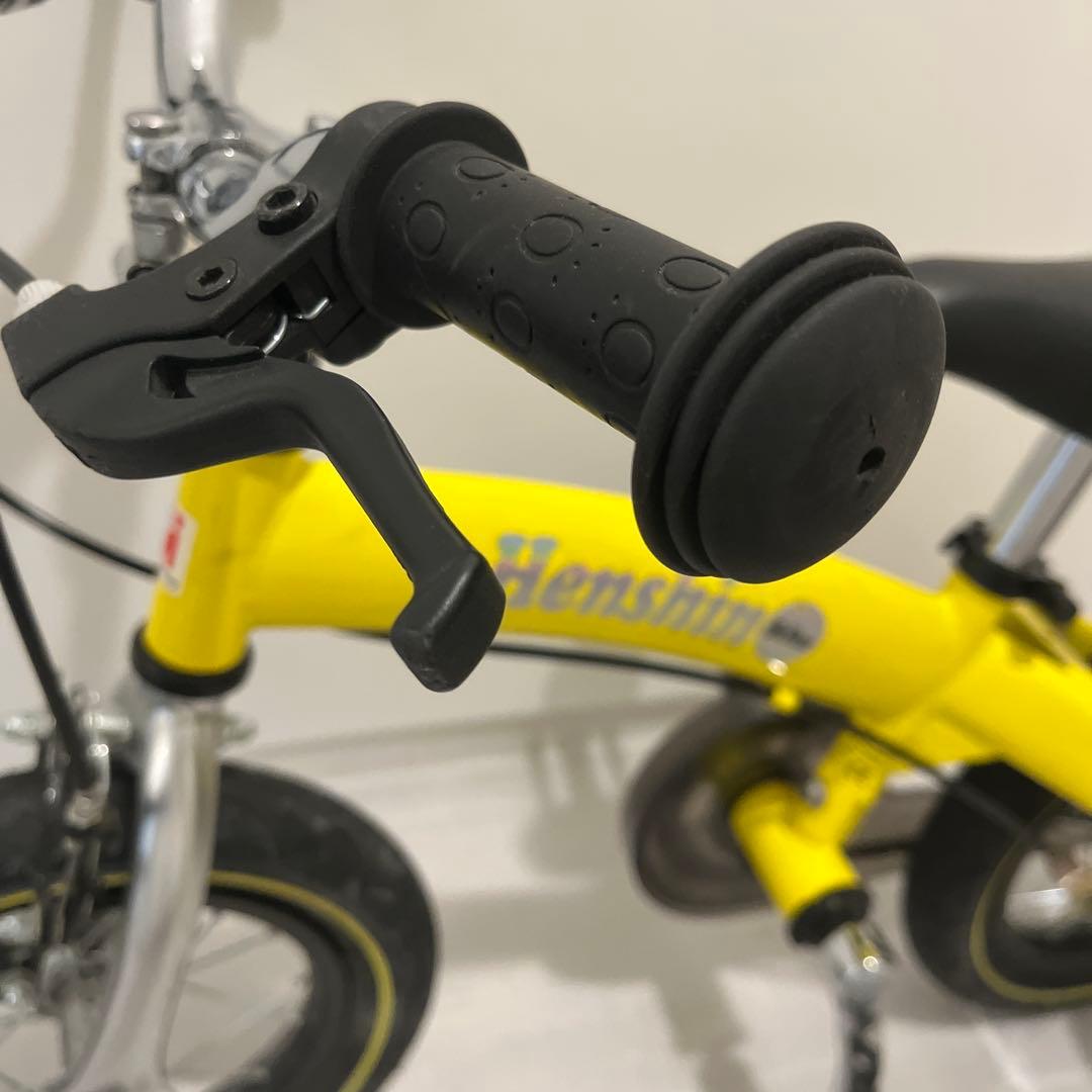 へんしんバイク（スタンド付き）幼児用自転車 12インチ　イエロー