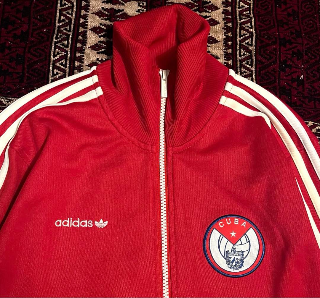 【希少】adidas/トラックジャケット/キューバ代表/ジャージ/00s/L