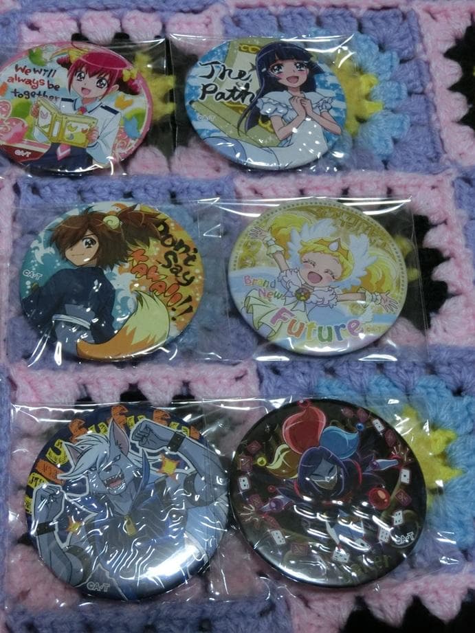 スマイル　プリキュア　トゥインクル　スパークル　缶バッジ　セット
