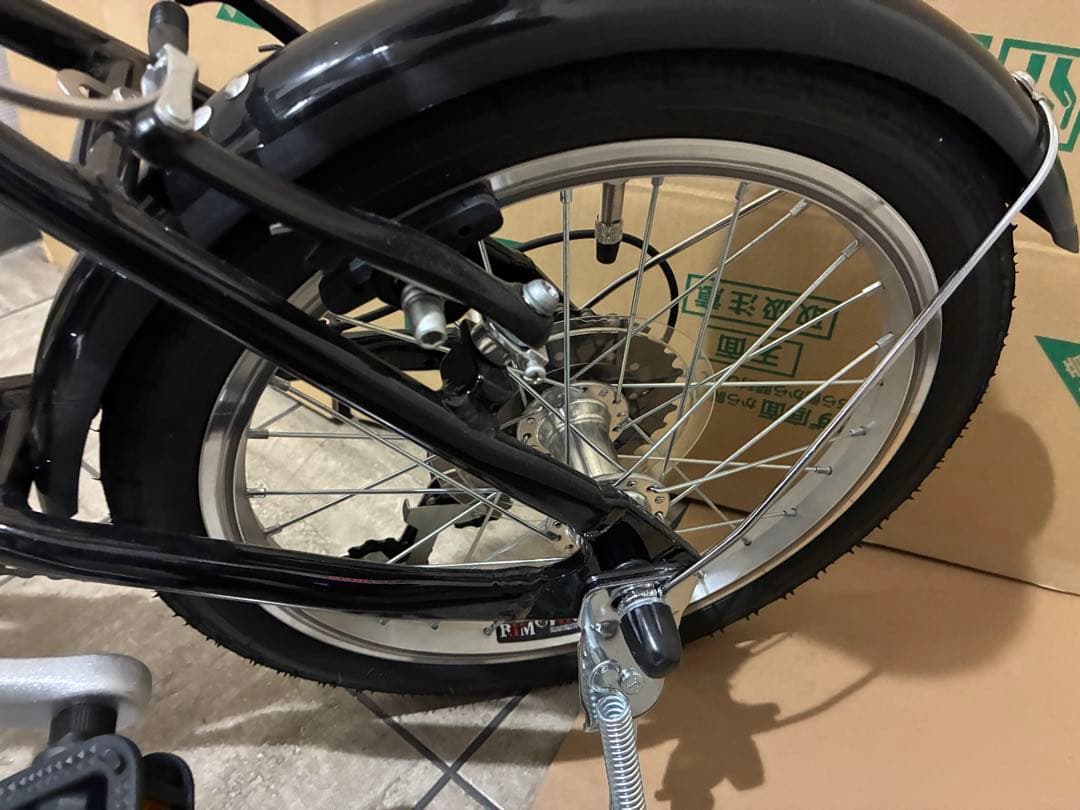 キャプテンスタッグ 折りたたみ自転車 アルミ 6段変速 16インチ