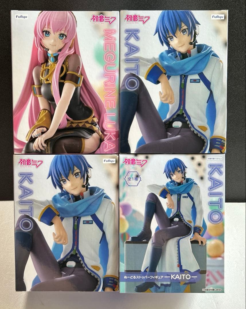 初音ミクシリーズ　ぬーどるストッパーフィギュア KAITO×3 巡音ルカ