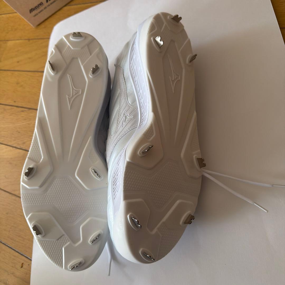 MizunoPro ホワイト スパイク