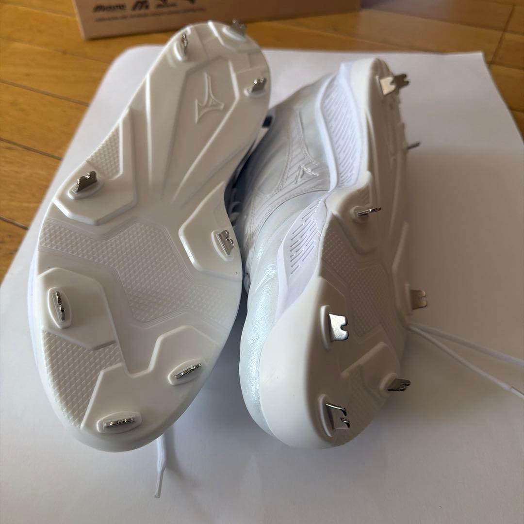 MizunoPro ホワイト スパイク