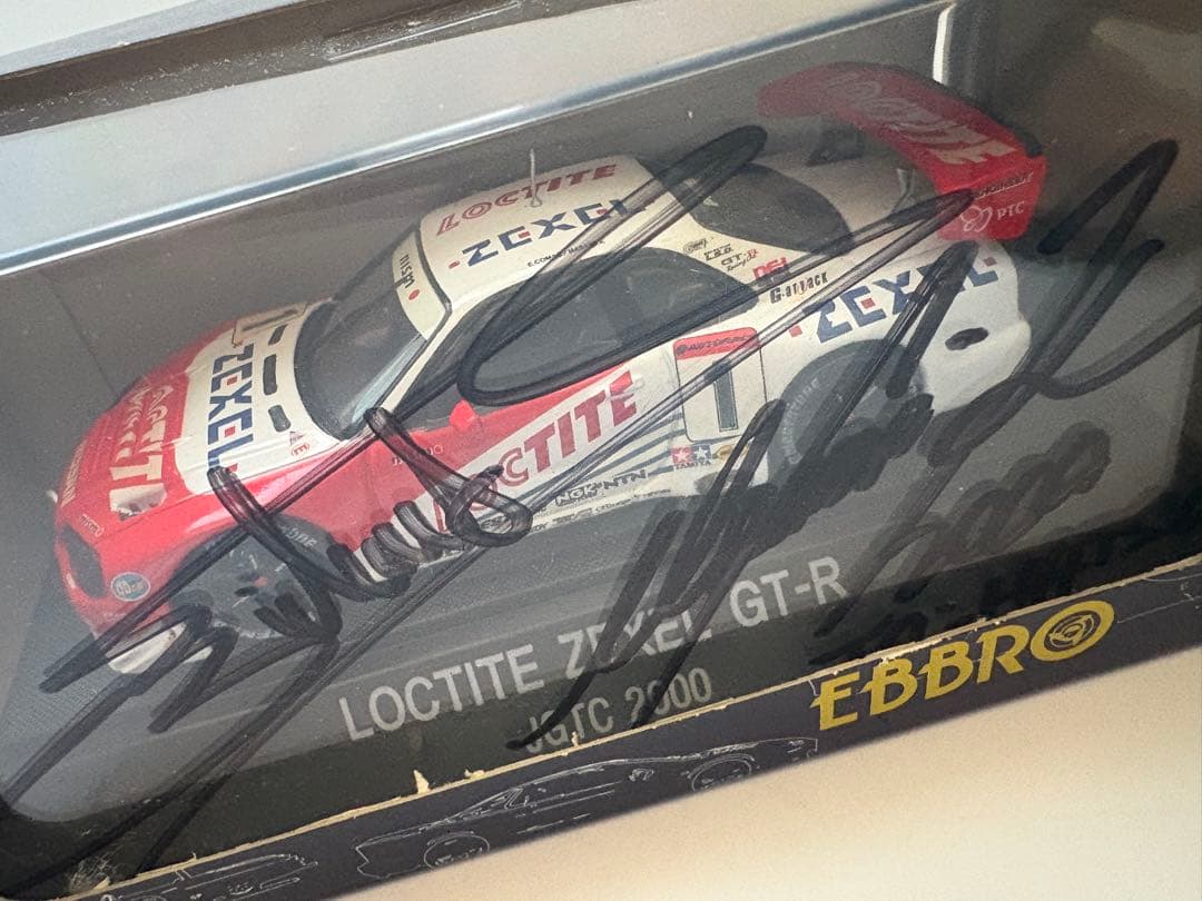 EBBRO GT-R JGTC ロックタイト エリックコマス 影山正美 サイン