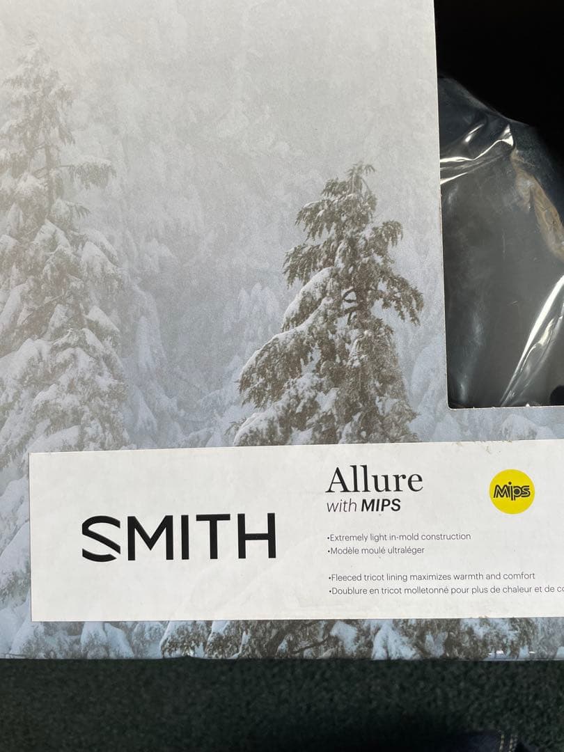 新品未使用　SMITH Allure with MIPS Lサイズ　超軽量