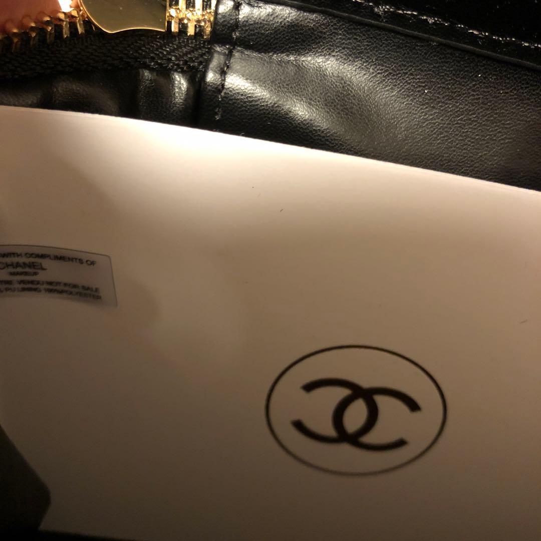 CHANEL メイクアップポーチ ツイード製