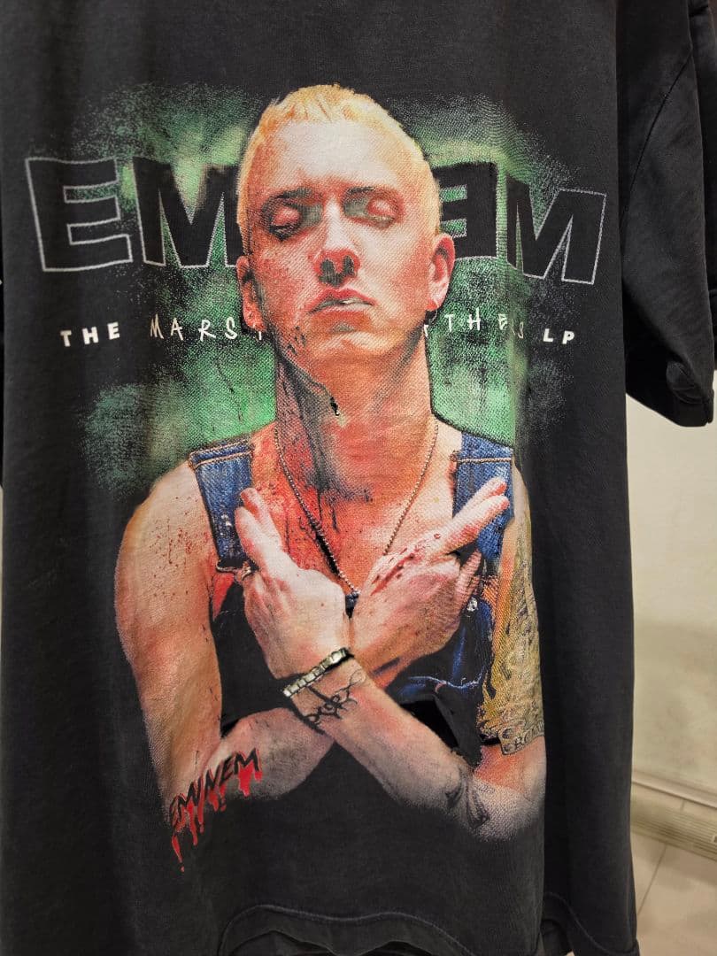00s EMINEM エミネム ヴィンテージT THUNDERタグ 雰囲気系