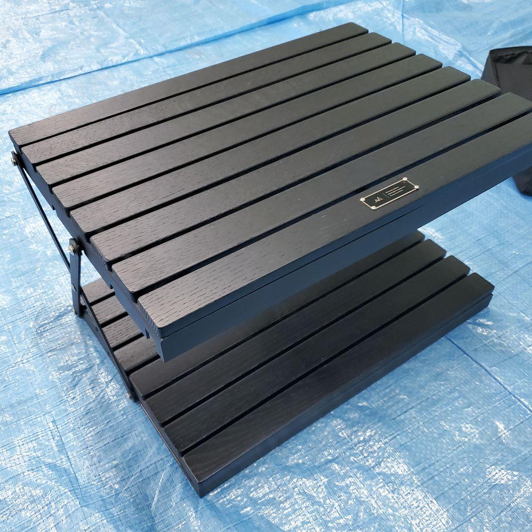 ANOBIA BLACK EDITION ウッドラック2段　アノバ