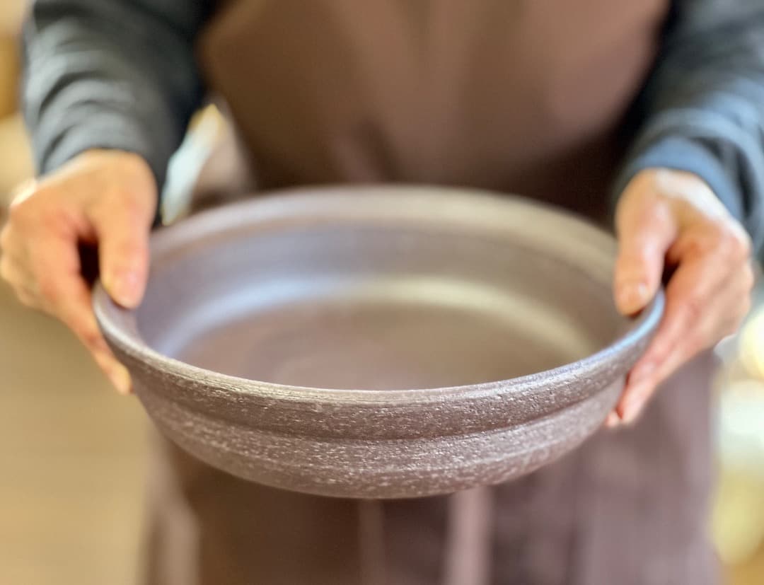 再値下げ　新品　タジン鍋　特大　土鍋　蒸し土鍋　無水鍋　萬古焼　直火OK　南蛮