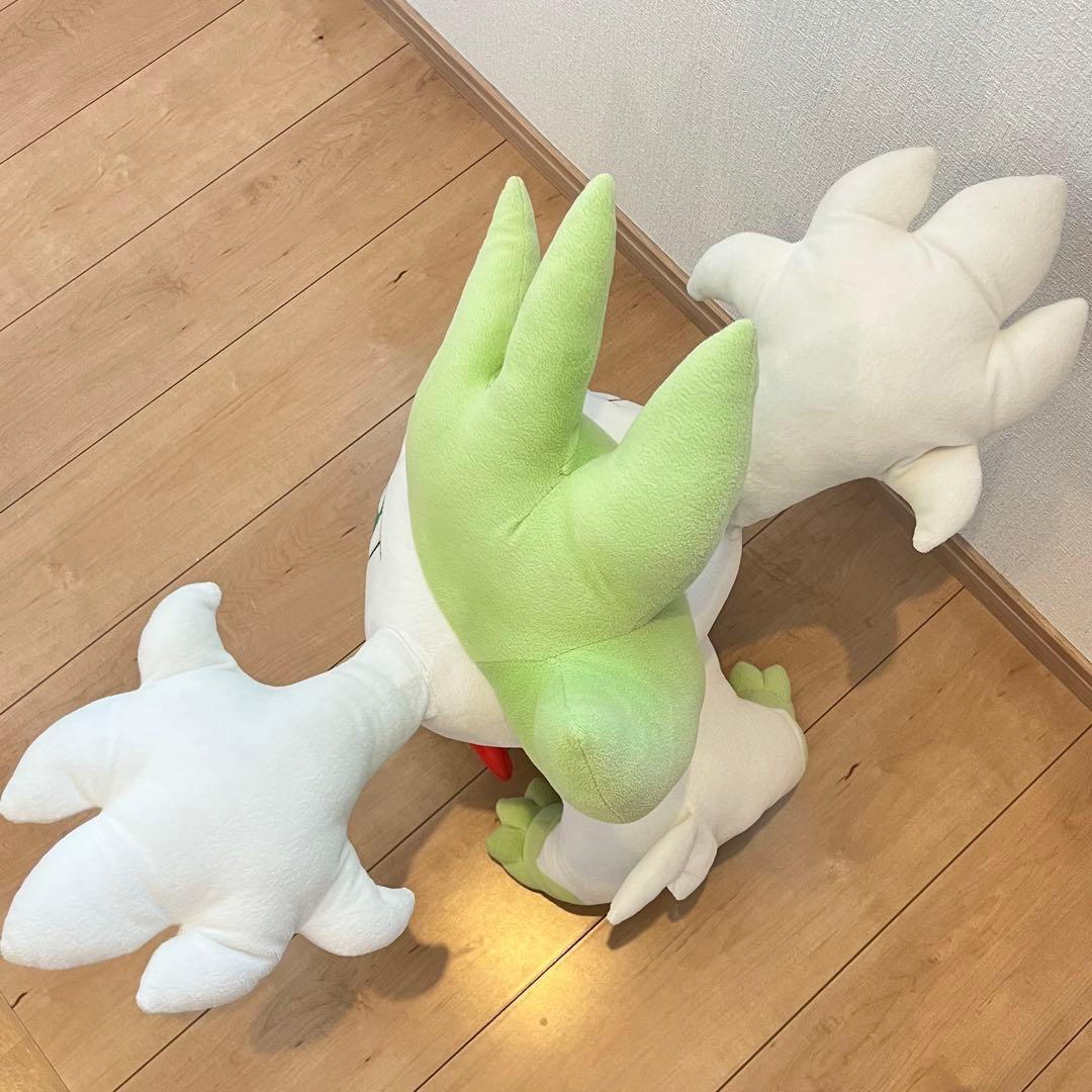【当時物】一番くじ　ポケモン　シェイミ　スカイフォルム　特大ぬいぐるみ