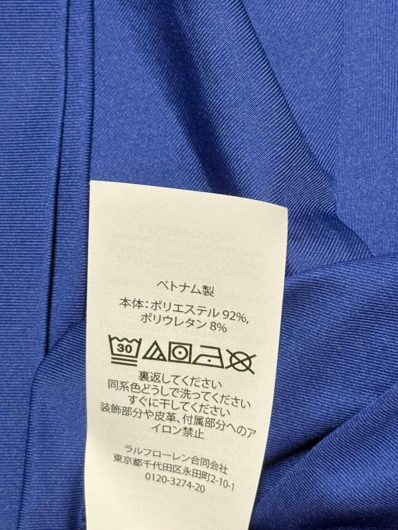 RLX ゴルフウェア ポロシャツ 青　ドライ
