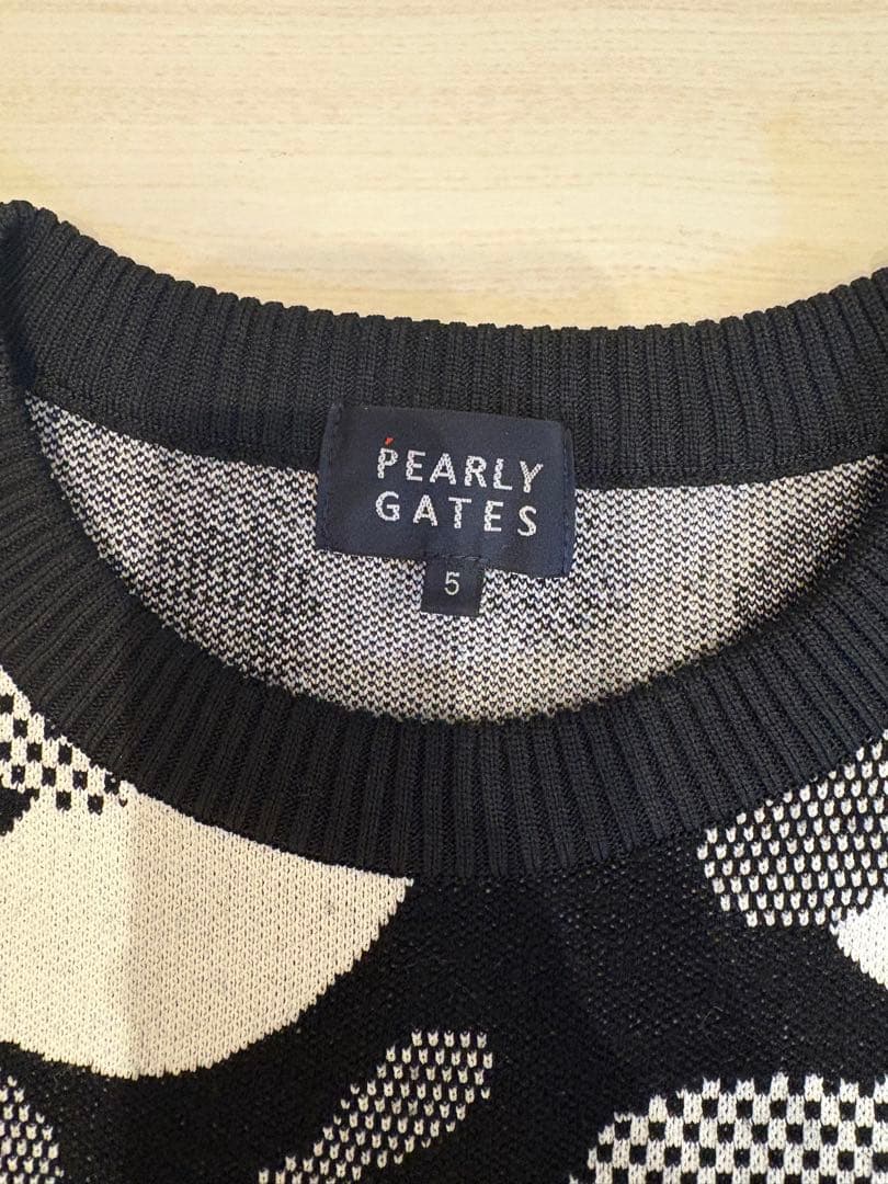 PEARLY GATES 迷彩柄ニットセーター【3月限定販売】