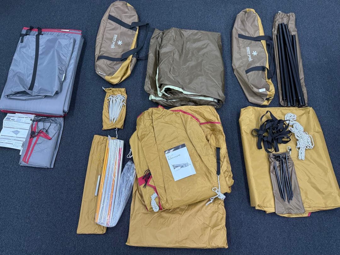 美品　 peak エントリーパックTT ＋専用マットシート　1回のみ使用