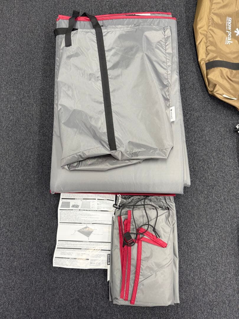 美品　 peak エントリーパックTT ＋専用マットシート　1回のみ使用