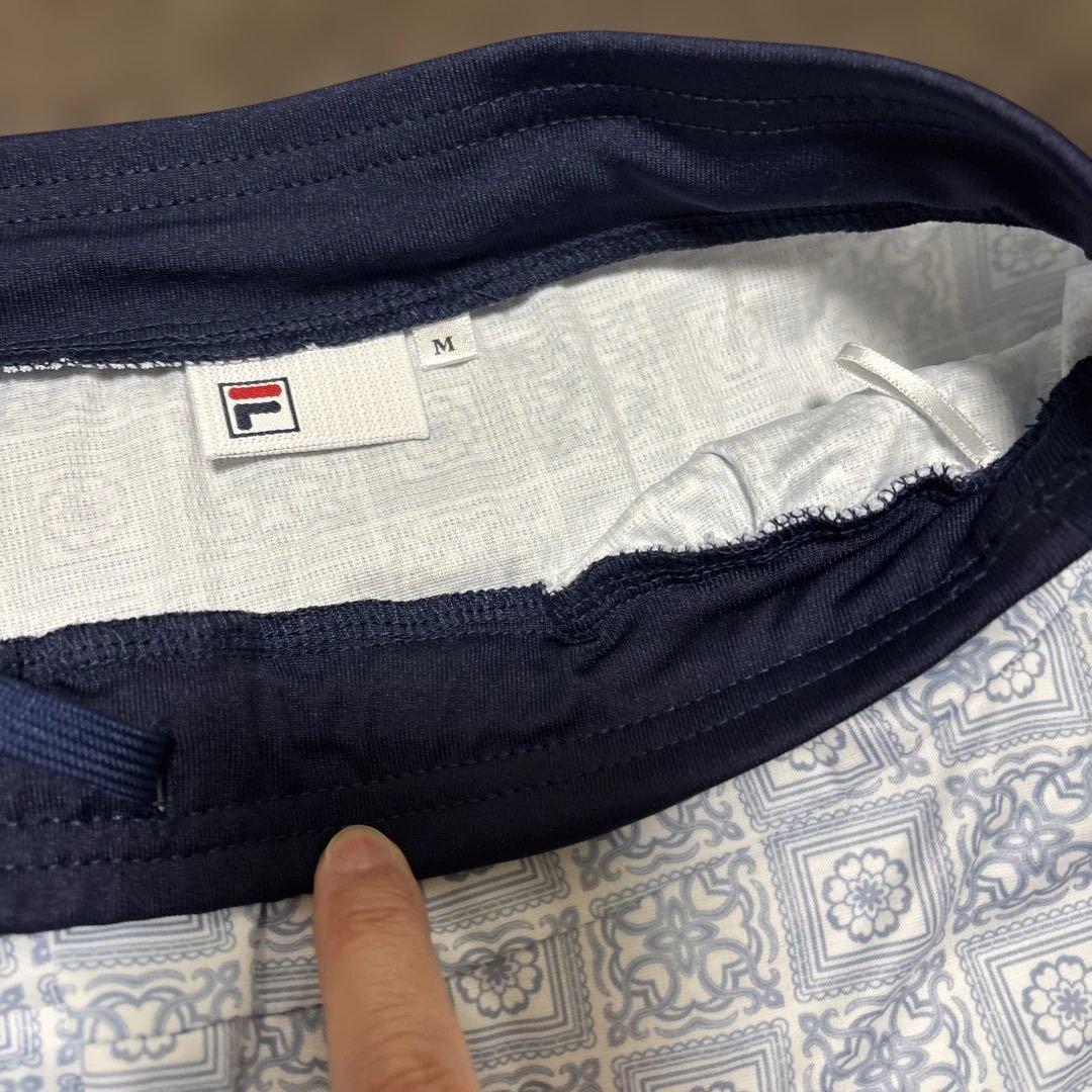 FILA パターン入りスカート付きトップス M
