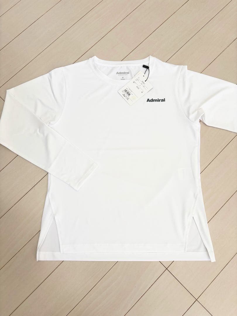 アドミラル サイドスリットヘムL/S TEE ATLA611 26SS M 白