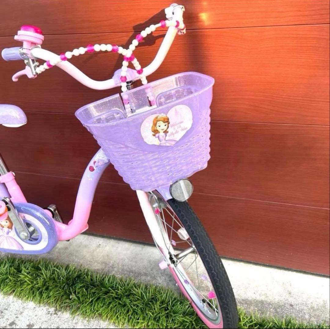 ディズニー　ちいさなプリンセス ソフィア 18インチ　自転車　Sofia
