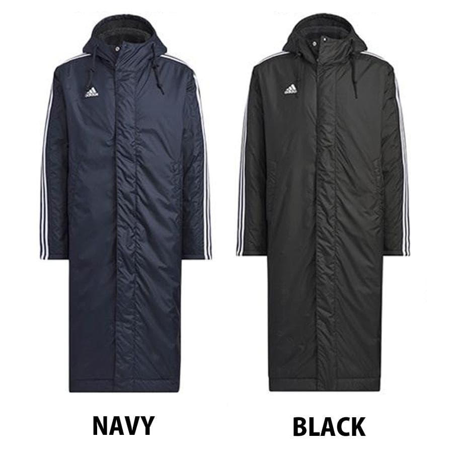 新品 アディダス adidas ロングボアベンチコート防寒 ルーズフィット/M