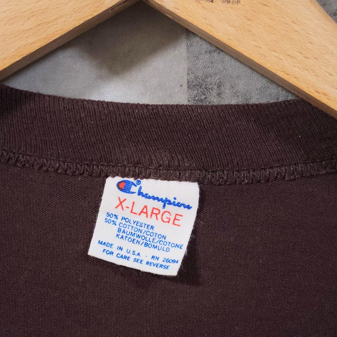 チャンピオン Tシャツ XL 80s トリコタグ クリーブランドブラウンズ