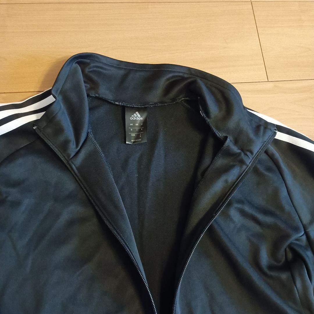 adidas ブラック ジャージセット：上O、下L