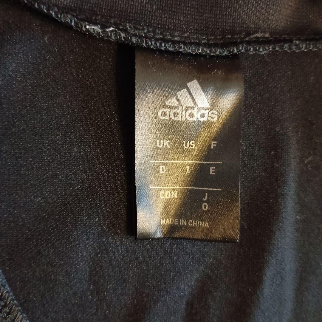 adidas ブラック ジャージセット：上O、下L